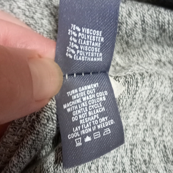 Aerie Gray brushed cotton romper. NWT.  Size xs. - Picture 6 of 7